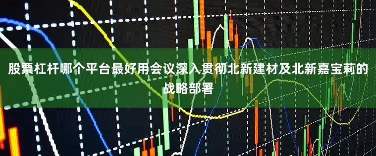 股票杠杆哪个平台最好用会议深入贯彻北新建材及北新嘉宝莉的战略部署